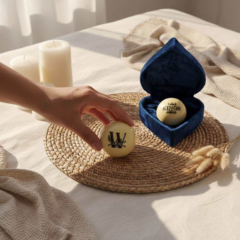 Personalized Cue Ball with Custom Name Engraving | Monogram Pool Ball Gift | Billiards Gift for Him